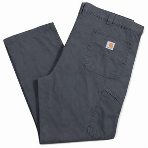Carhartt Relaxed Fit Work Pant 44x30 Gray Cotton Carpenter Utility Pockets